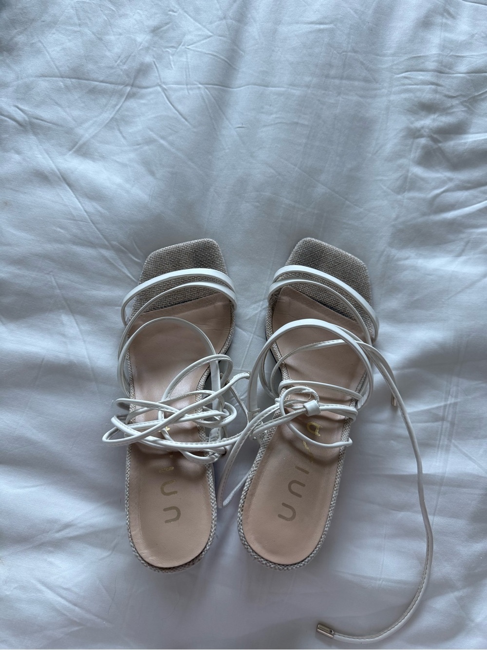 UNISA Strappy Square-Toe Sandals